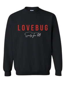Lovebug Sweatshirt- White and Black